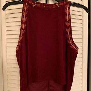 PacSun Suede Tank Top